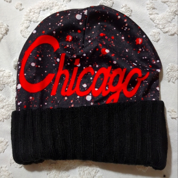 Chicago Cuffed Beanie Streetwear Fashion KBETHOS NWT - Picture 1 of 10